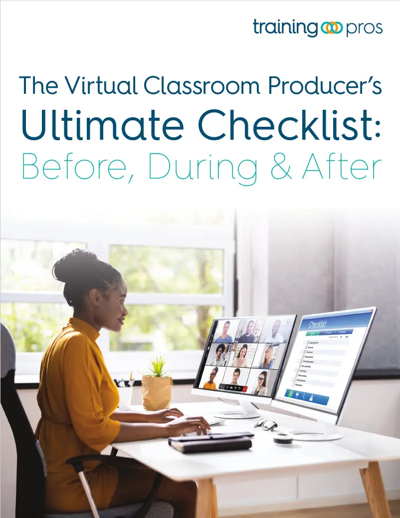 Virtual Classroom Producer 5 Virtual Classroom Checklist Download - Trainngpros