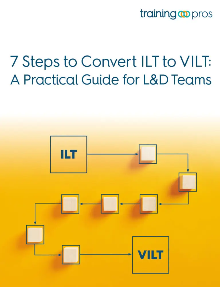 L&Amp;D Guides And Resources 30 7 Steps To Convert Ilt To Vilt A Practical Guide For L&Amp;D Teams - By Trainingpros