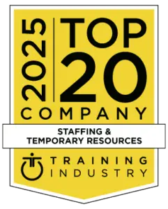Trainingpros Named To 2025 Training Industry Top 20 List For Staffing And Temporary Resources 1 Trainingpros Named To 2025 Training Industry Top 20 List For Staffing And Temporary Resources