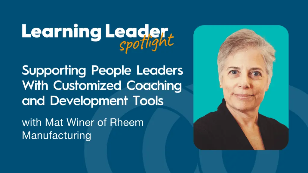 Supporting People Leaders With Customized Coaching And Development Tools With Mat Winer - Trainingpros