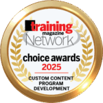 TrainingPros Named 2025 Training Magazine Network Choice Awards Winner in Custom Content and Program Development