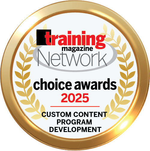 TrainingPros - 2025 Training Magazine Network Choice Awards Winner