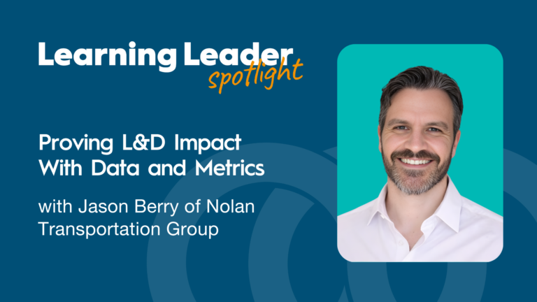Proving L&Amp;D Impact With Data And Metrics With Jason Berry Of Nolan Transportation Group - Trainingpros